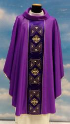  Embroidered Chasuble/Dalmatic in Sinai Fabric 